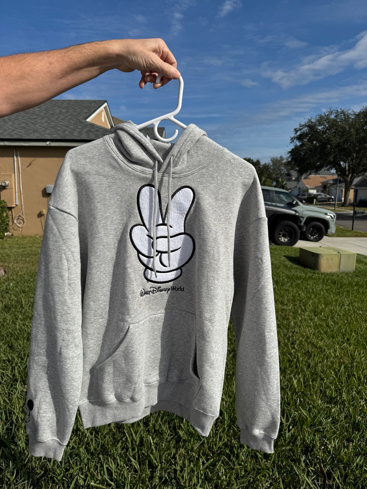 Disney Parks 2025 Mickey Mouse Peace Hoodie