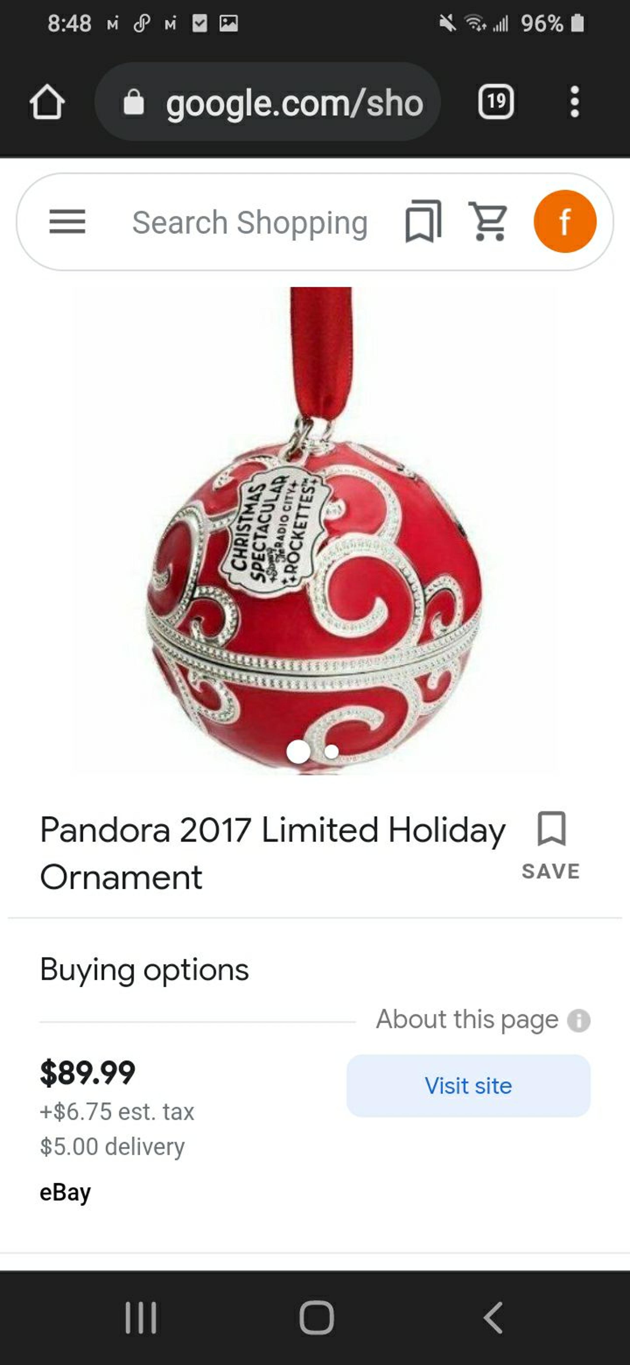 2017 Pandora Christmas ■