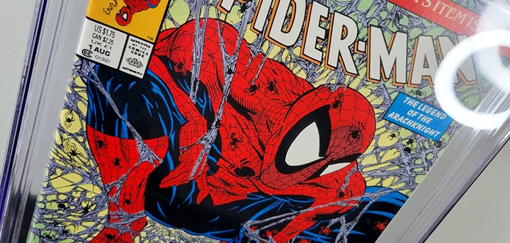 Spider-Man #1 (1990) CGC 9.8 WP, Key 1st Issue of Series