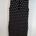 Alice + Olivia Marta sleeveless polka dot bodycon knit mini dress black L Large