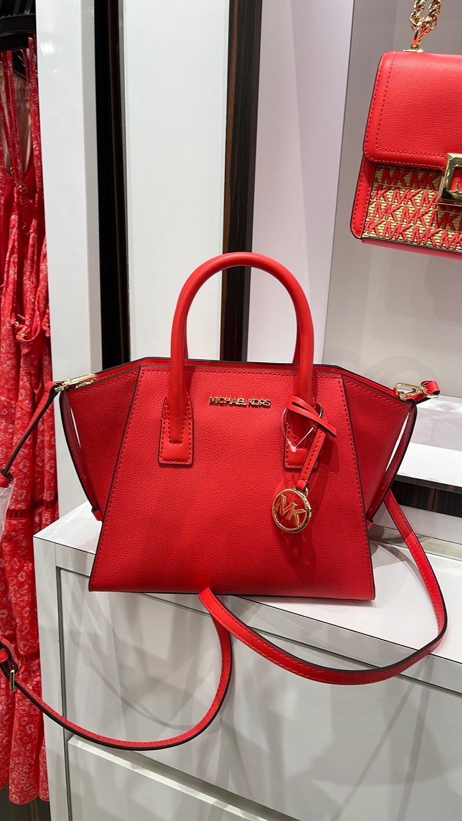 Michael Kors Avril Satchel Crossbody Bag