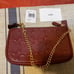 Coach Signature Leather Large Wristlet N