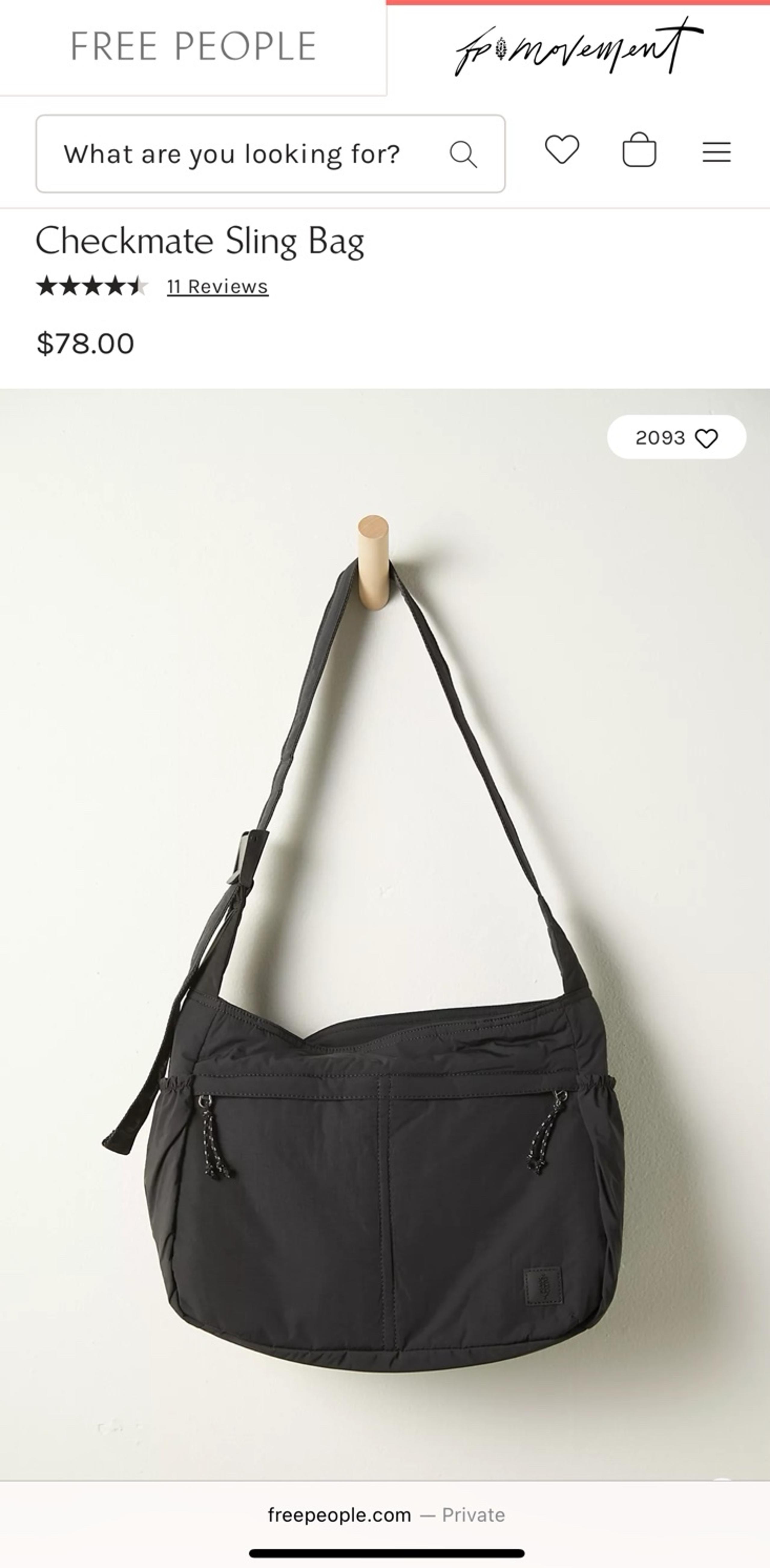 Free People Movement Checkmate Sling Bag