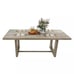 70.8'' Dining Room Table Kitchen Table w/ Heavy Duty Wooden Base for 6-8 People
