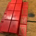 x8 vintage pavelle color technicolor plastic red containers format slide storage