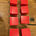 x8 vintage pavelle color technicolor plastic red containers format slide storage