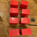 x8 vintage pavelle color technicolor plastic red containers format slide storage