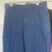 Orvis Mens Pants Blue Denim Stretch Comfort Waist Cotton Spandex Preppy Sz 34 W