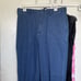 Orvis Mens Pants Blue Denim Stretch Comfort Waist Cotton Spandex Preppy Sz 34 W