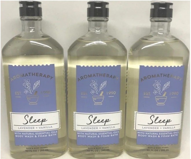 3 Bath & Body Works Lavender Vanilla Body Washes ~ 10 oz Each ~ Brand New!
