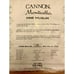 Vintage Cannon Monticello Fine Muslin Full Flat Sheet 81 x 108 White NOS
