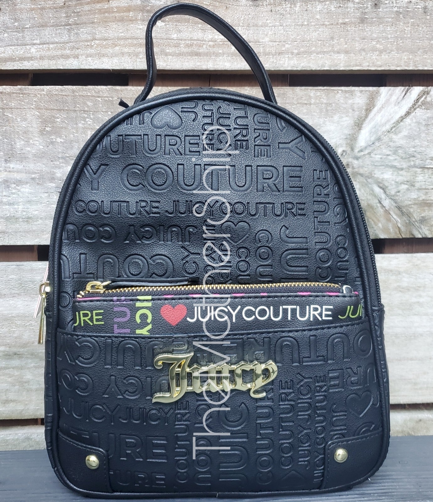 hot sale Juicy Pouch + Backpack Embossed Couture Women hot sale Juicy Pouch + Backpack Embossed Couture Women