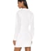 L'Academie August Shirt Dress in White Stripe SZ L