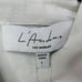 L'Academie August Shirt Dress in White Stripe SZ L