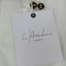 L'Academie August Shirt Dress in White Stripe SZ L