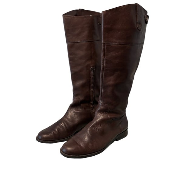 Vintage Ralph Lauren Jenessa Brown Leather Riding Boots
