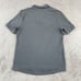 Lululemon Capacity Polo Men Medium Grey Short Sleeve Wicking Performance Active