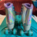 Impala Women's Quad 58x32 Holographic Skates EN 13899 Size 6