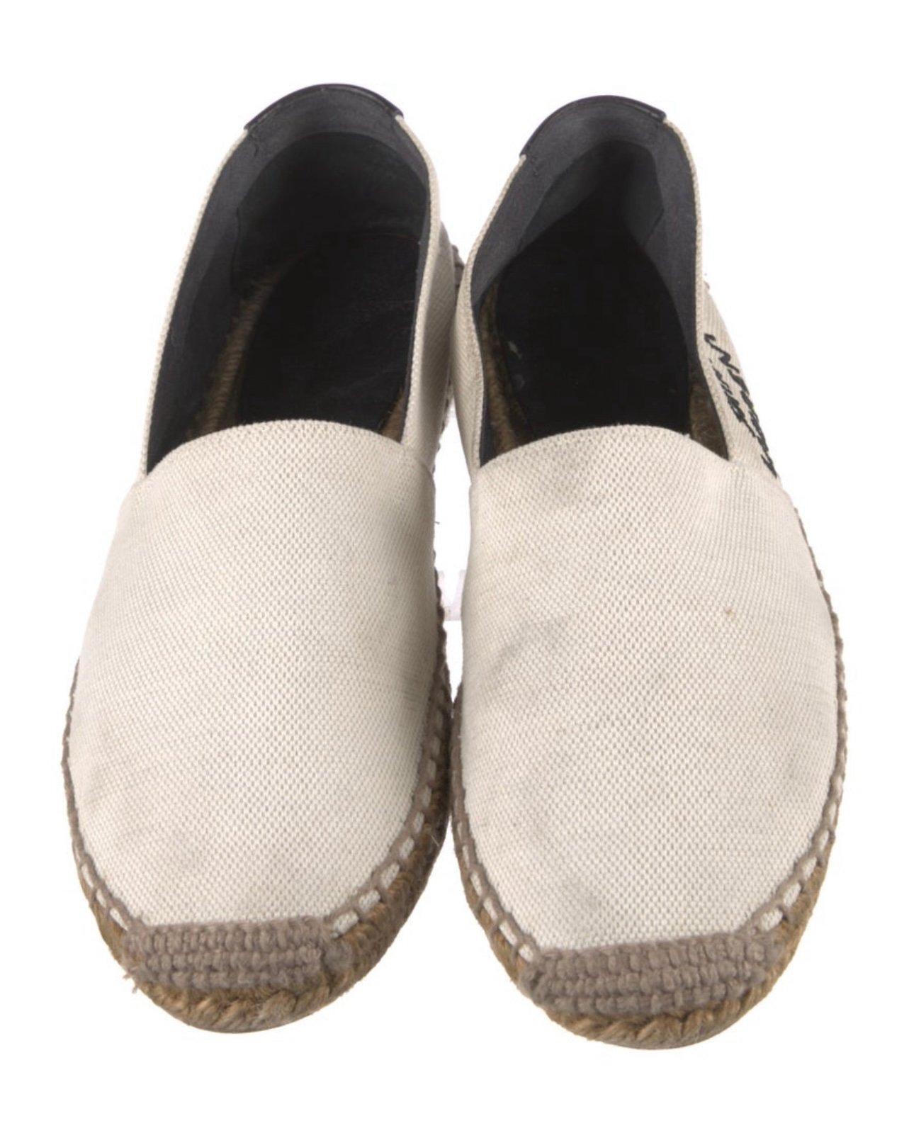 Saint Laurent Canvas Graphic Print Espadrilles