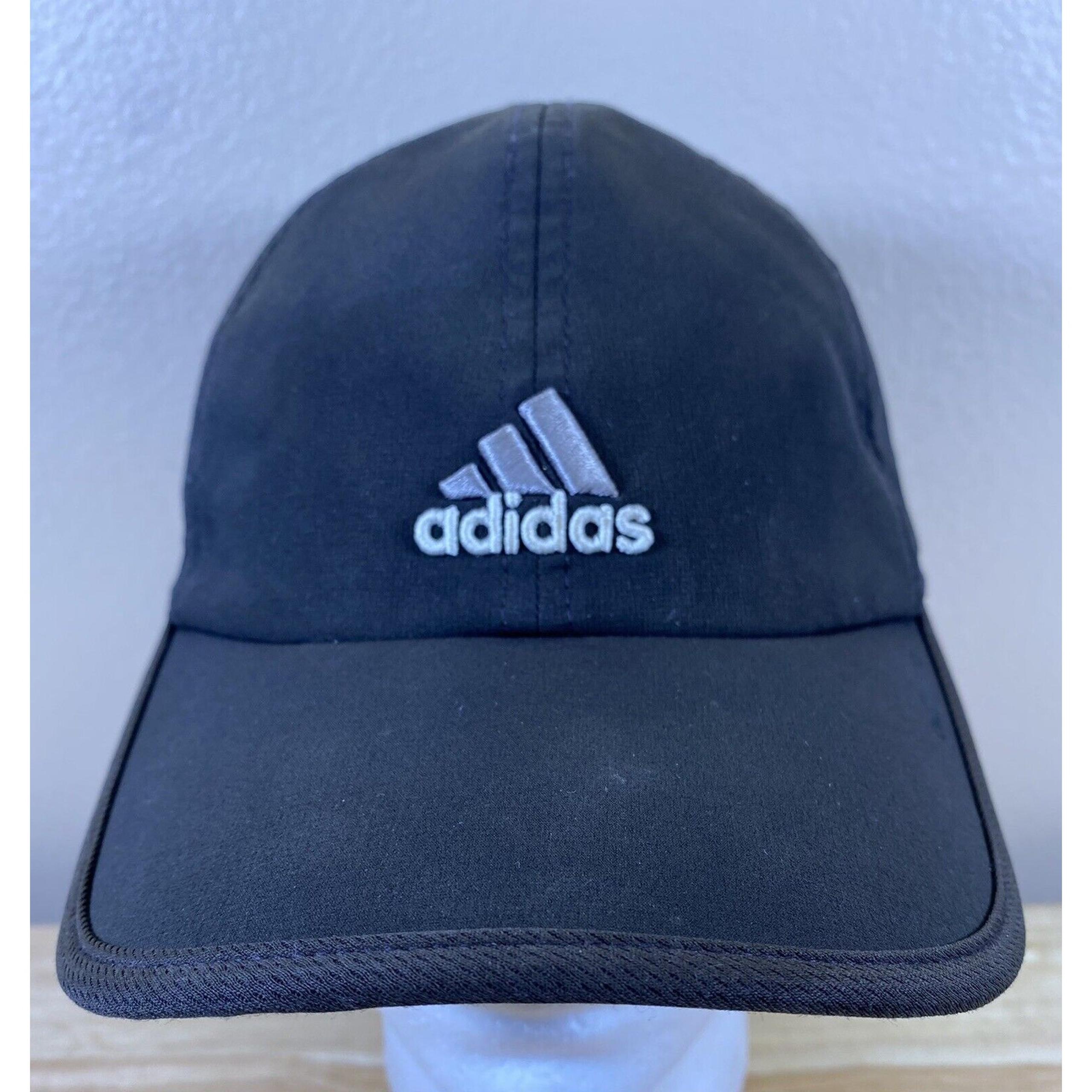 Adidas Aeroready Unisex Stretch Hat Cap Running Tennis Black White GUC