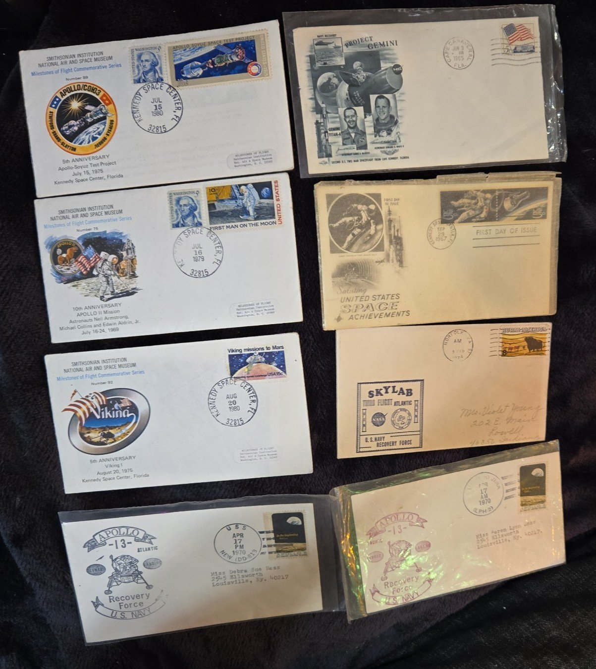 17pcs in all . 1940s - 1980s, spaceshuttles, Presidential,Smithsonian & folklore