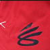 Under Armour Curry UNDRTD Splash Red Shorts Men's NWT 1362002-601