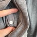 Lululemon Women’s Fireside Scuba Hoodie Jacket Cable Knit Full Zip Grey Pink 8