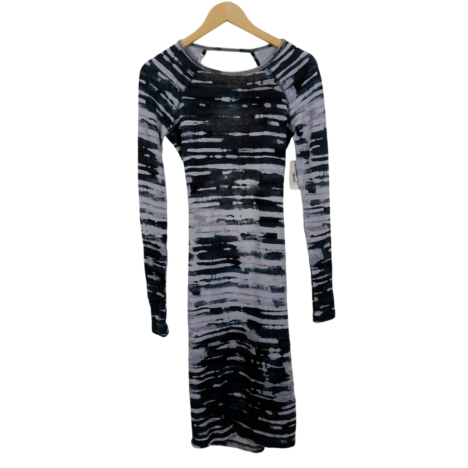 Rachel Roy Bodycon Ruching Long Sleeve Open Back Dress Size M NWT