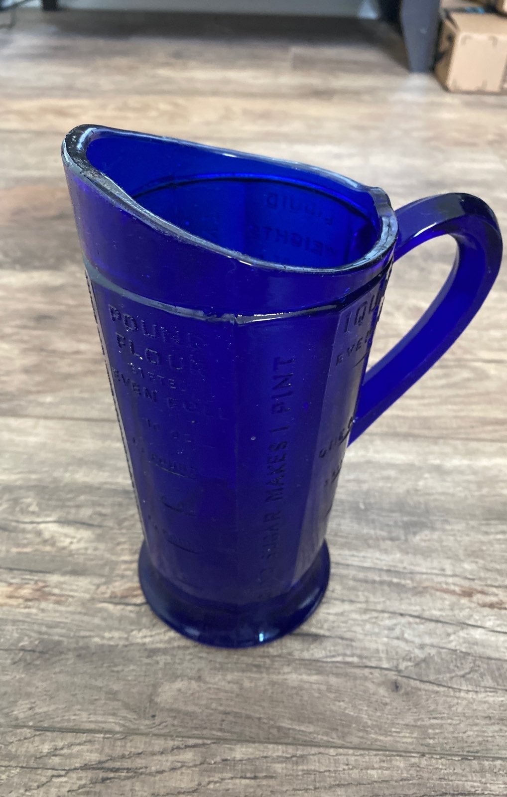 Vintage Colbalt Blue Depression Glass Me
