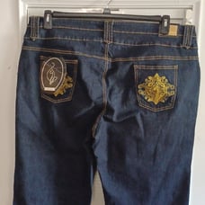 NWT BABY PHAT PLUS SIZE 24 DENIM CAPRI JEANS
