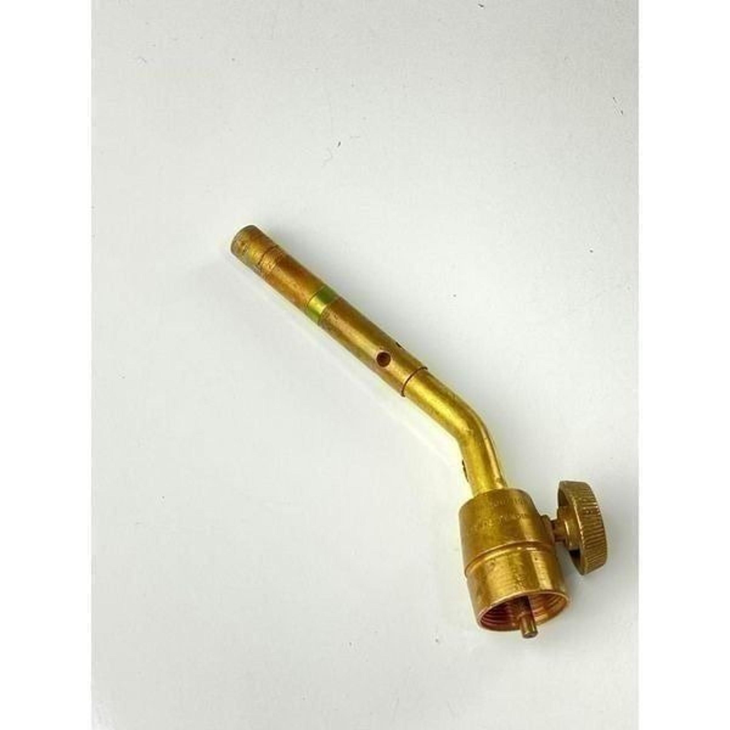 Vintage Solid Brass BernzOmatic Propane Torch Head #JT-681 USA Tip Welding Tool