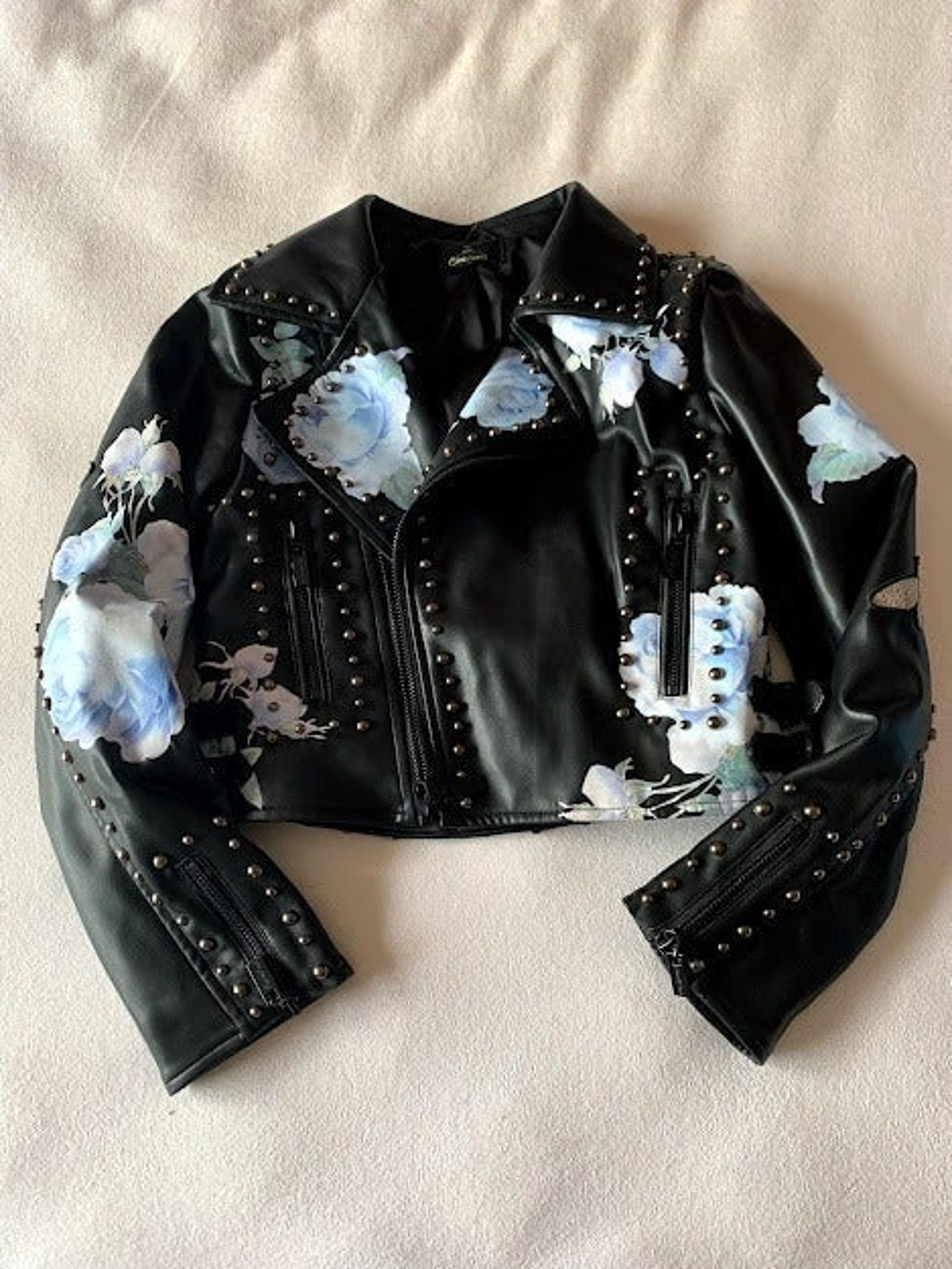 Girls Designer Faux Leather Jacket