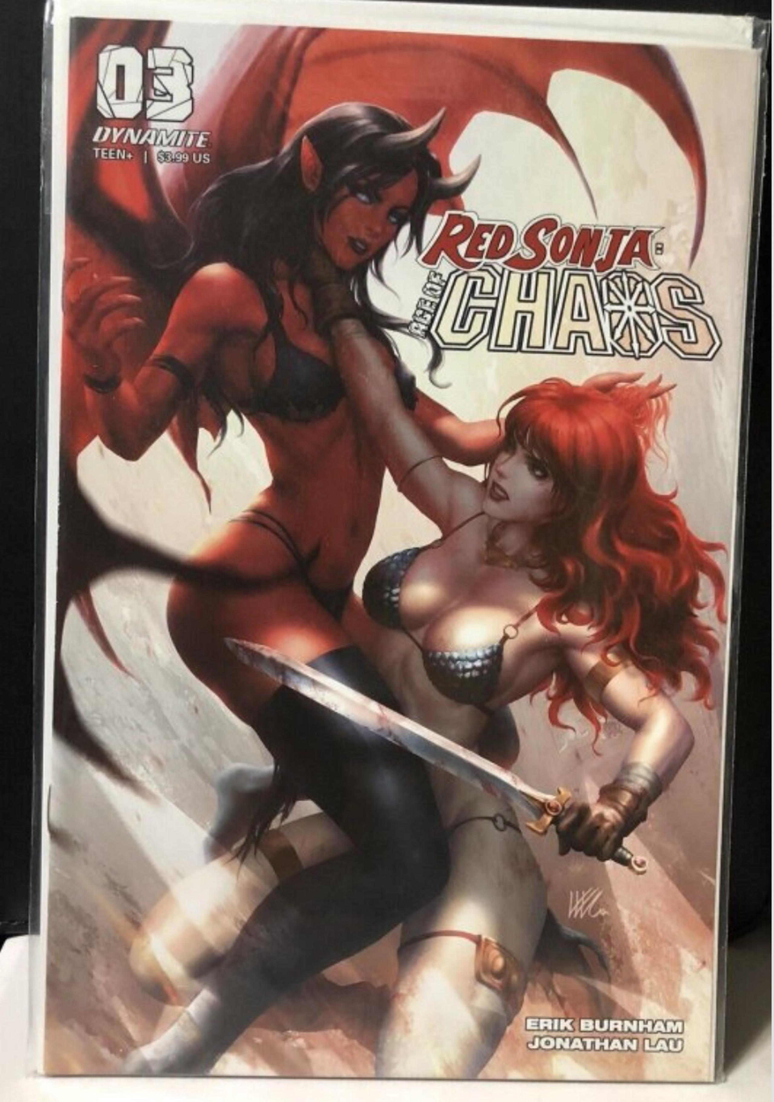RED SONJA: AGE OF CHAOS #3 (KUNKKA VARIANT) COMIC BOOK ~ Dynamite Entertainment