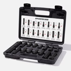 Steelman 16 Pc Locking Lug Nut Master Set Wheel Lock Key Removal Tool Kit 78537