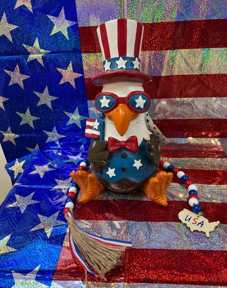 4th of july eagle decor