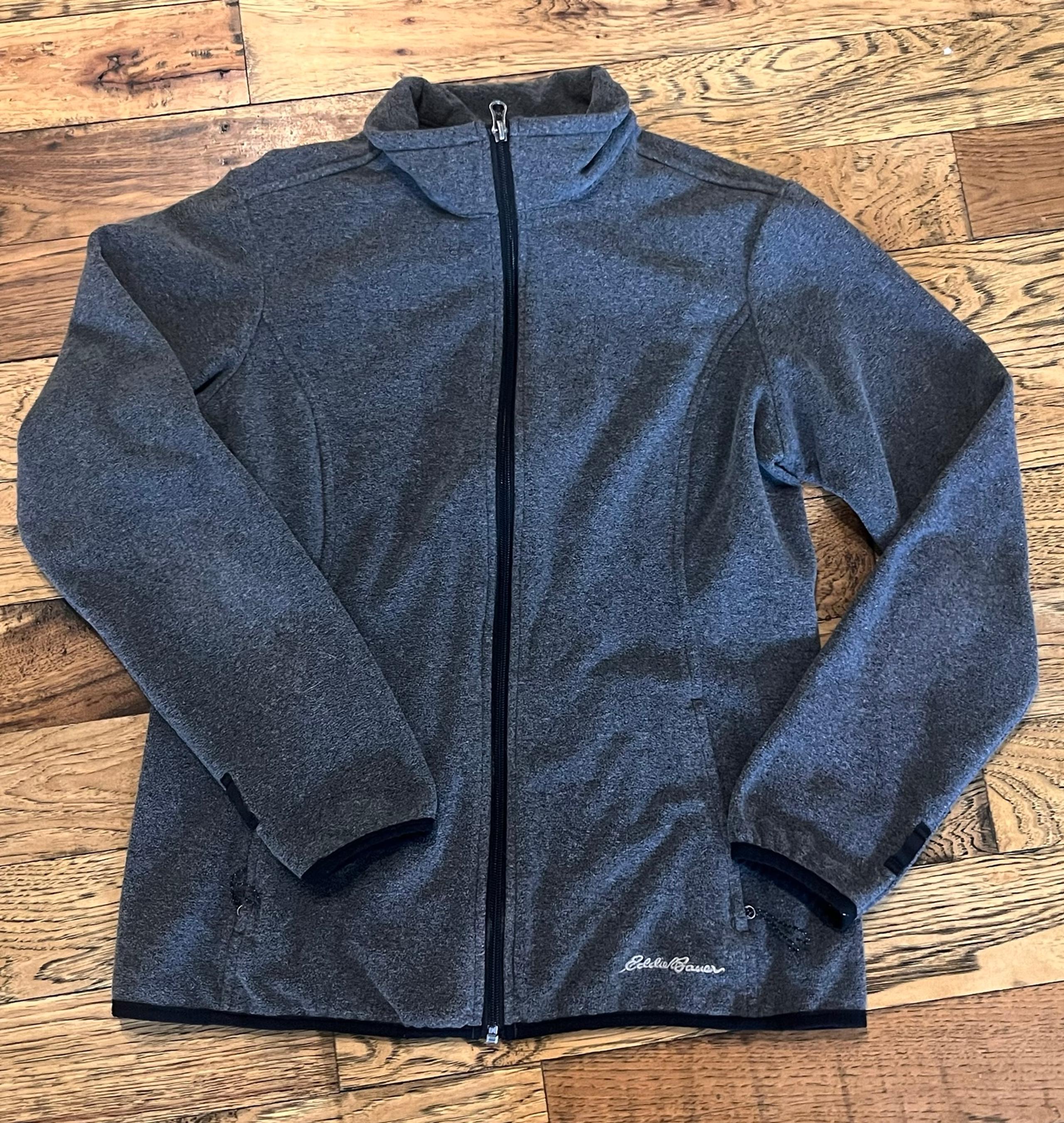 Womens Grey Eddie Bauer fullzip jacket! Small