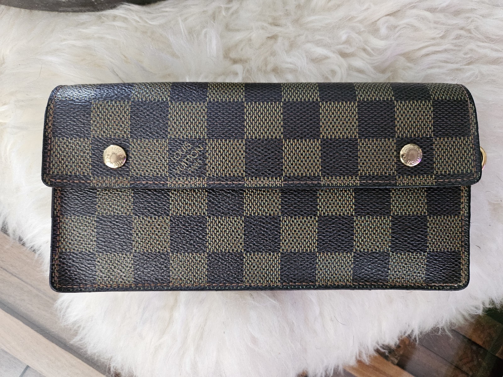 Louis Vuitton Damier Accordion Long Travel Wallet