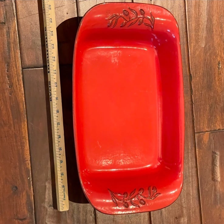 New Cerutil Stoneware Oval Casserole dish