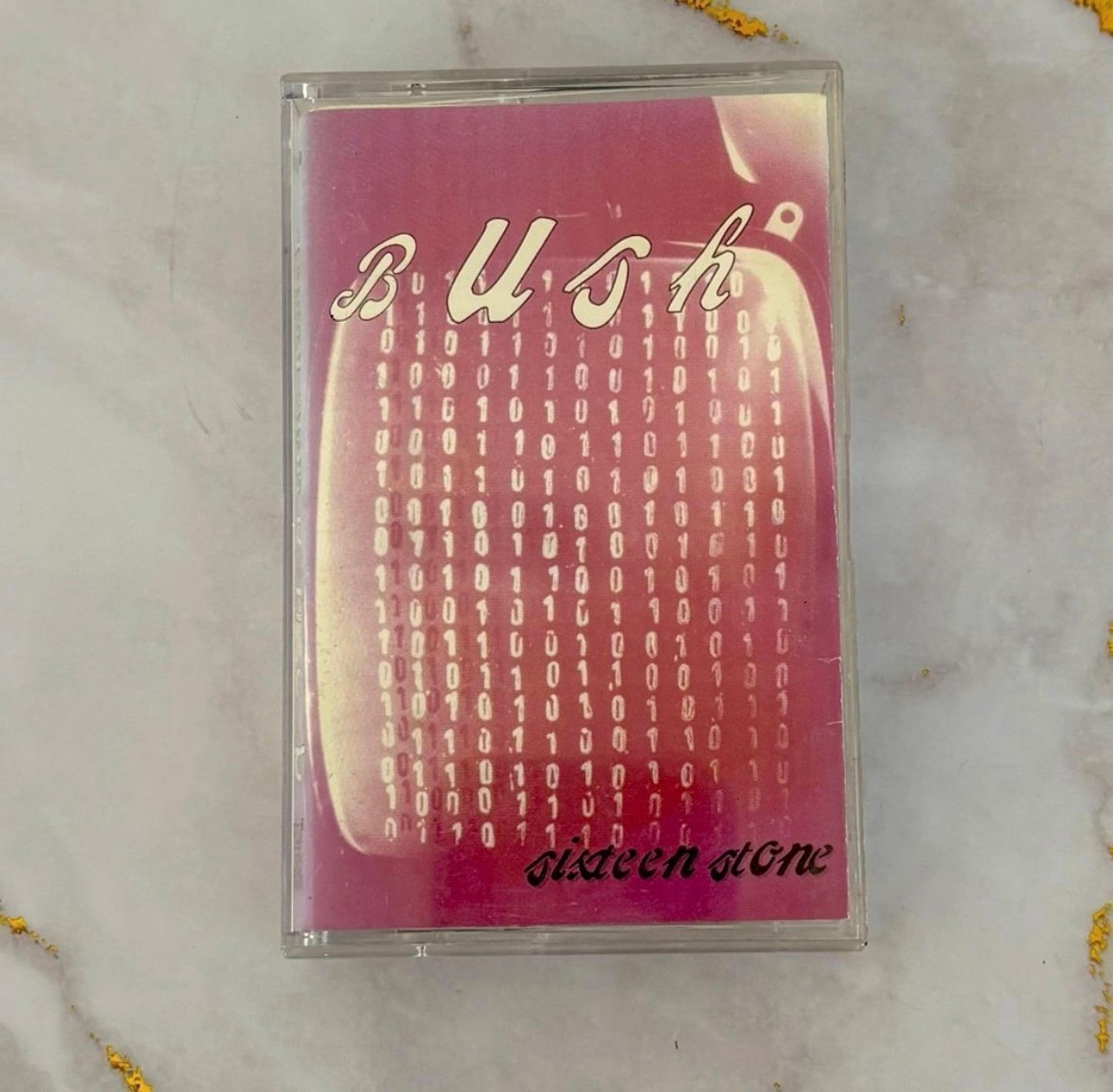 Vintage 90s Bush Sixteen Stone Cassette Tape