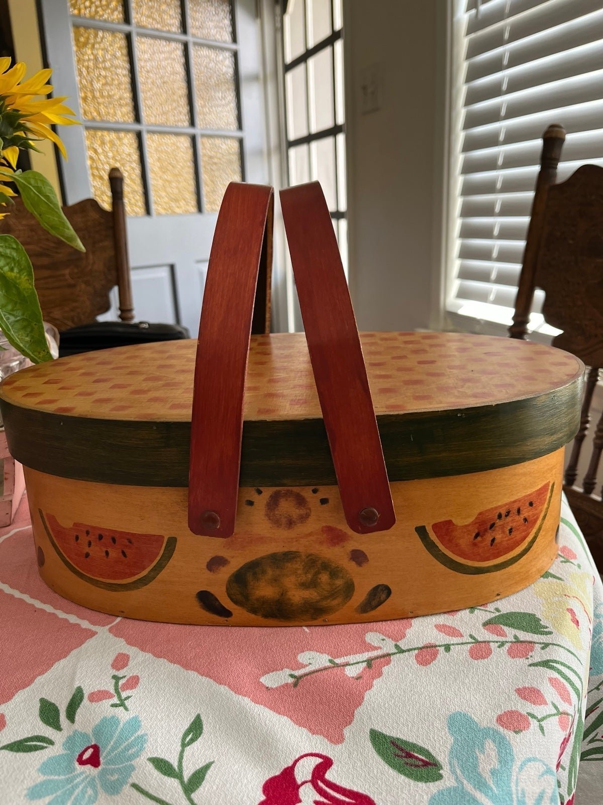 Large Vintage bentwood container