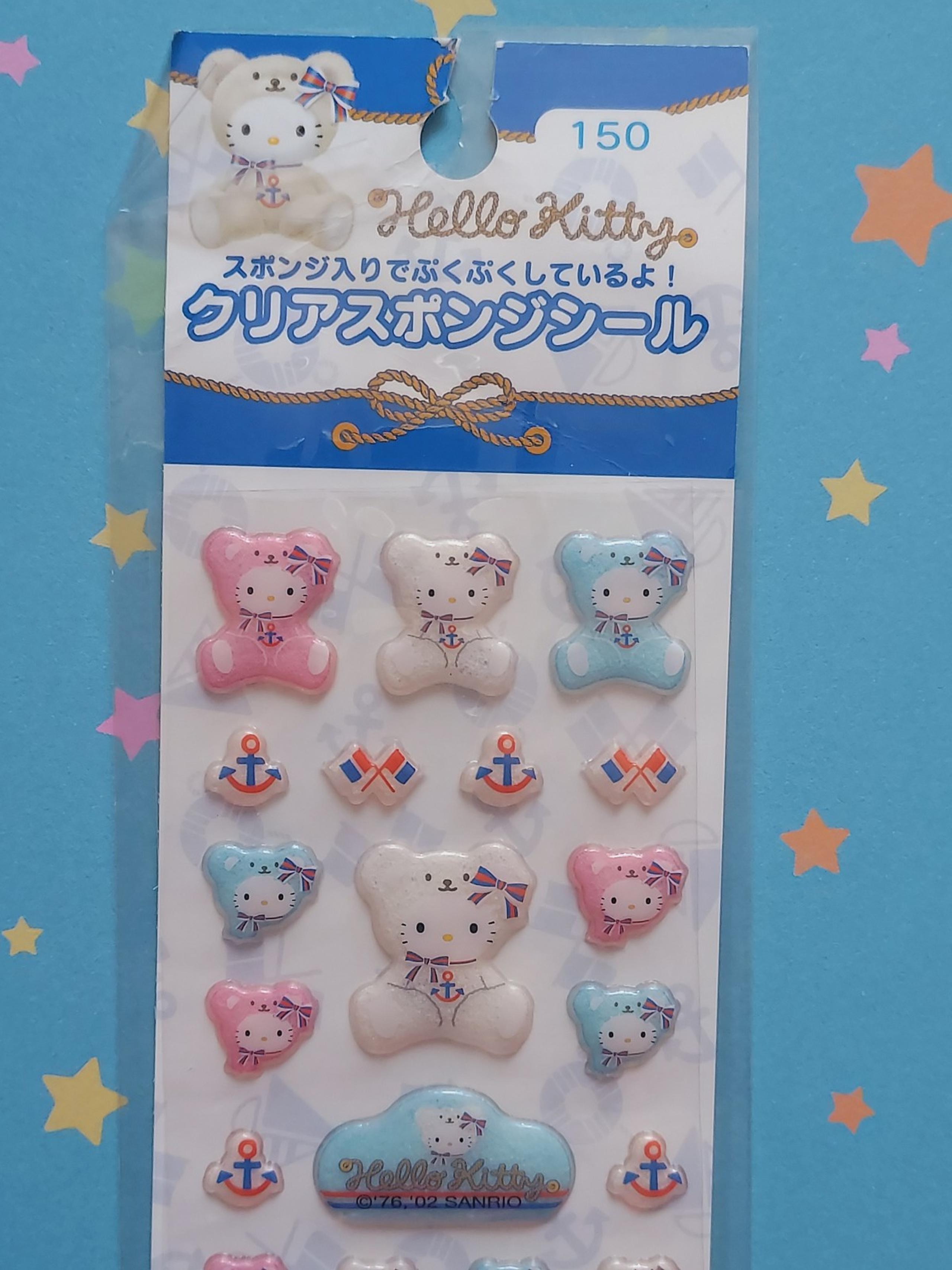Sanrio vintage Hello Kitty Bears stickers rare vtg collection stationery new