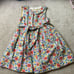 Mini Boden Linen Blend Floral Special Occasion Dress w/ Tulle Skirt 3-4Y