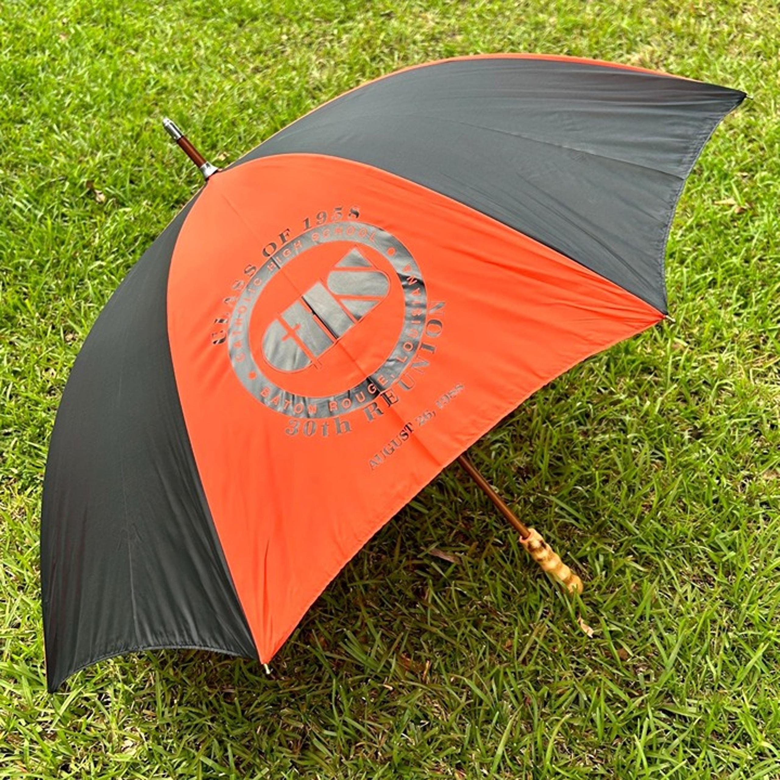 Vtg 1988 Catholic High Baton Rouge Large Umbrella Class of 1958 Exc Condition!