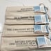 NWT 4 Reusable Stainless Steel Straw Sets - each pouch is uniquely labeled