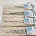 NWT 4 Reusable Stainless Steel Straw Sets - each pouch is uniquely labeled