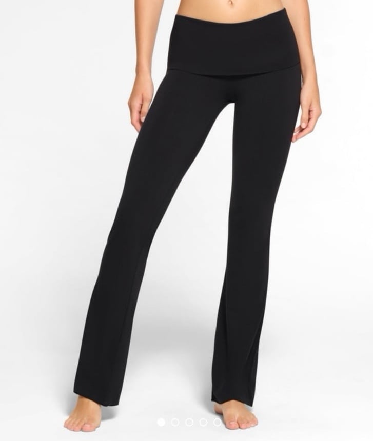 Skims Cotton Jersey Foldover Pants