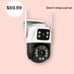 4k smart 360 dual surveillance camera