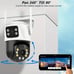 4k smart 360 dual surveillance camera