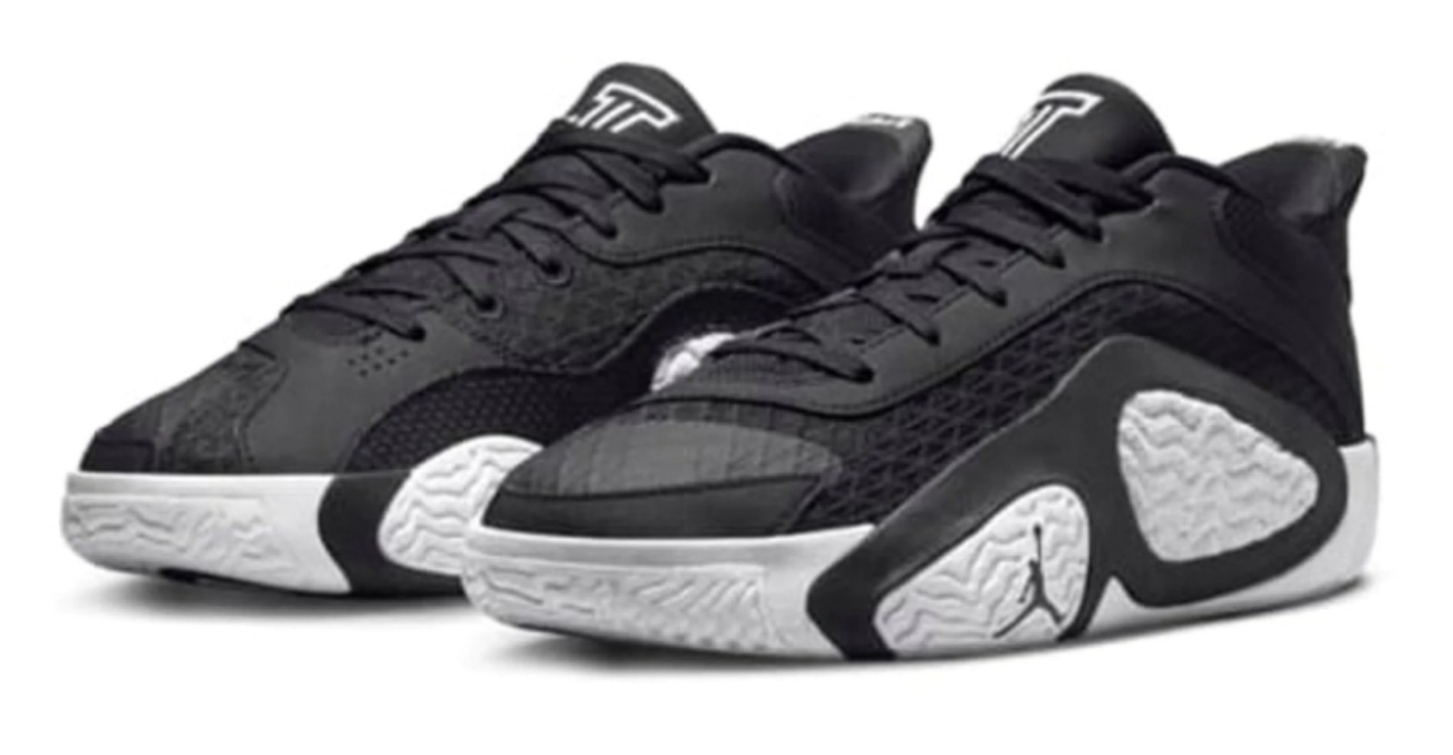 Size 14 Men's Nike Jordan Tatum 2 FQ7629-001 Black and White