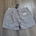 Vacay Swimwear Men's Shorts Size L 34 Hamptons Black Stripe Mesh Lined Preppy